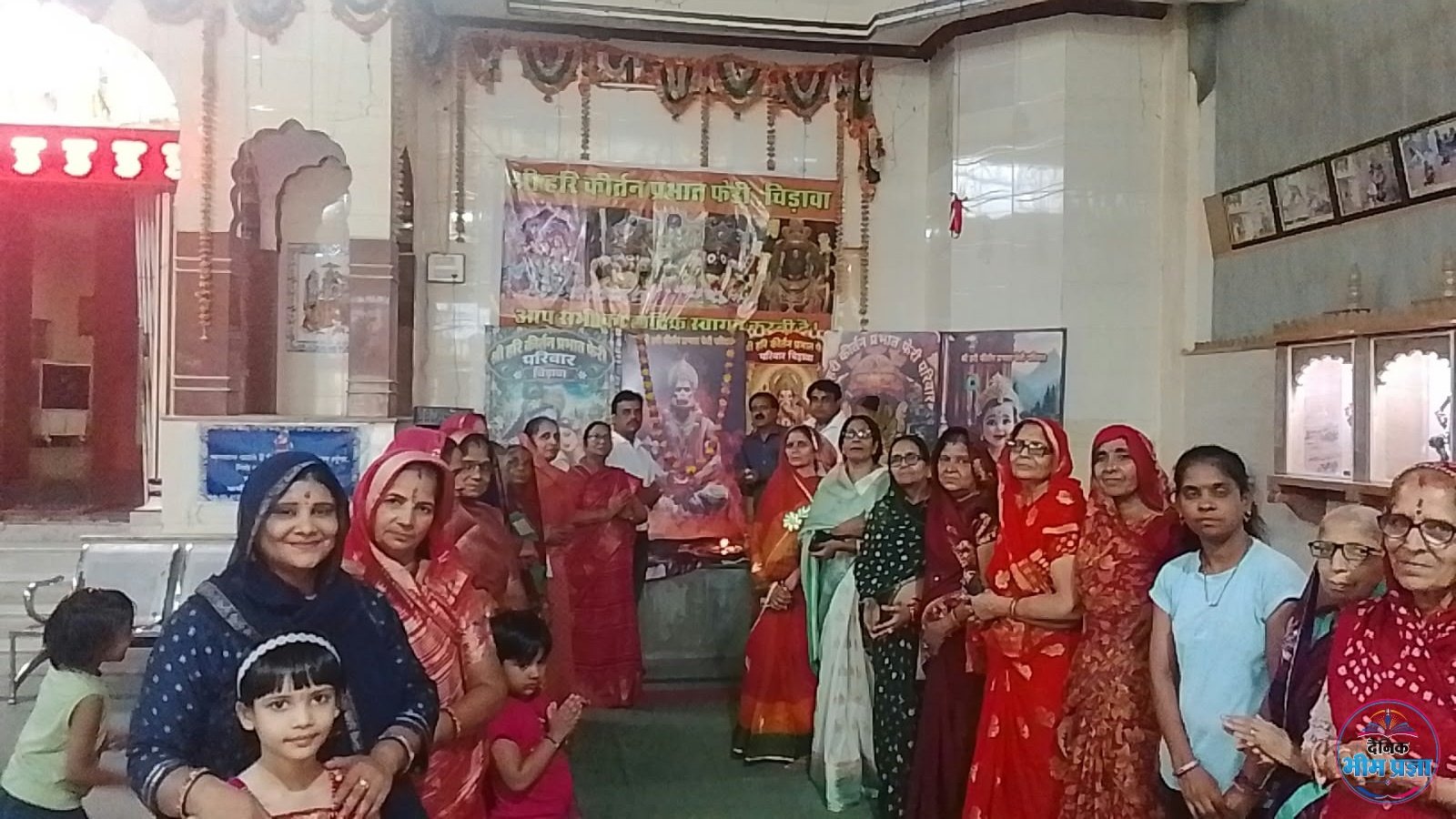 चिड़ावा में भव्य डांडिया कार्यक्रम एवं धार्मिक आयोजनों का हुआ सफल समापन