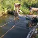 रामगढ़ में आबकारी विभाग की कार्रवाई:10 हजार लीटर वॉश को किया नष्ट, 9 शराब की भट्टियां तोड़ी; एक आरोपी को किया गिरफ्तार